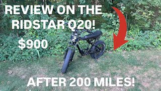 Reviewing The Ridstar Q20 After 200 MILES!! 