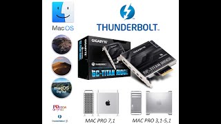 Complete Install Guide for GC Titan & Alpine Ridge on Mac Pro