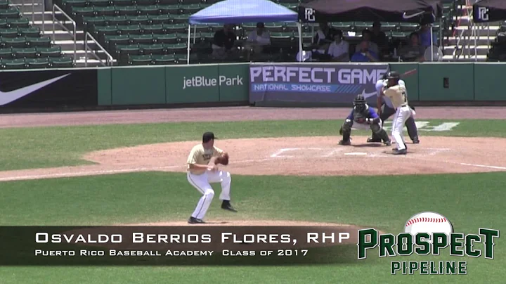 Osvaldo Berrios Flores Prospect Video, RHP, Puerto Rico Baseball Academy Class of 2017, CF Cam