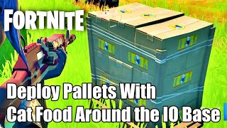 Deploy Pallets With Cat Food Around the IO Base - Fortnite screenshot 5