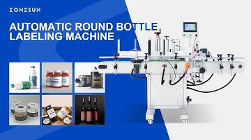 ZS-TB260S Automatic Round Bottle Double Side Labeling Machine