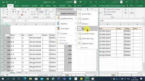 របៀបរកDuplicate Dataក្នុងExcel