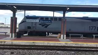 Amtrak 90222 departs Fort Worth TX