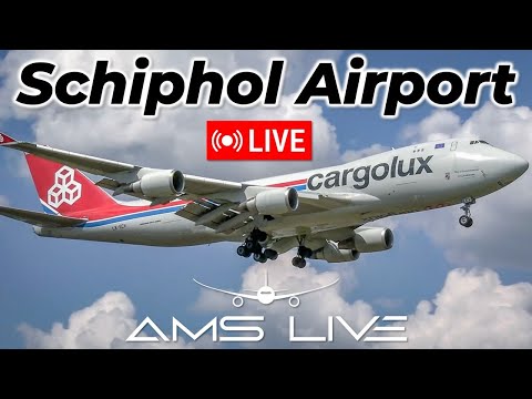 LIVE: Schiphol Arrivals | Polderbaan 18R: 2× B747 & A380 Expected | Aug 29, 2025