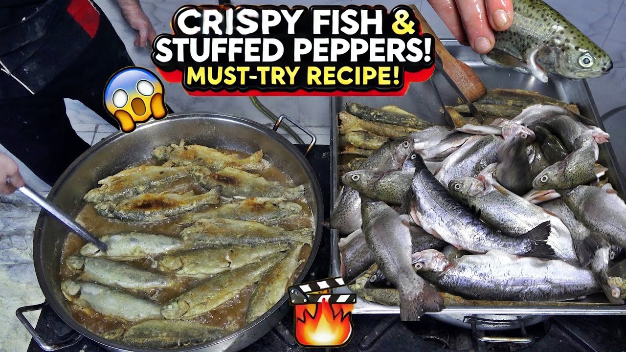 Flavor Feast Crispy Fish Stuffed Peppers & Leek Wraps Recipe