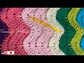 かぎ針編み初心者オールドリップルのミニミニブランケット編み方 Crochet Beginner Old Ripple Mini Mini Blanket Tutorial スザンナのホビー シェブロン
