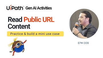 9. Build Use Case: Read Public URL Content | UiPath Web Reader Activity Explained | UiPath Gen AI