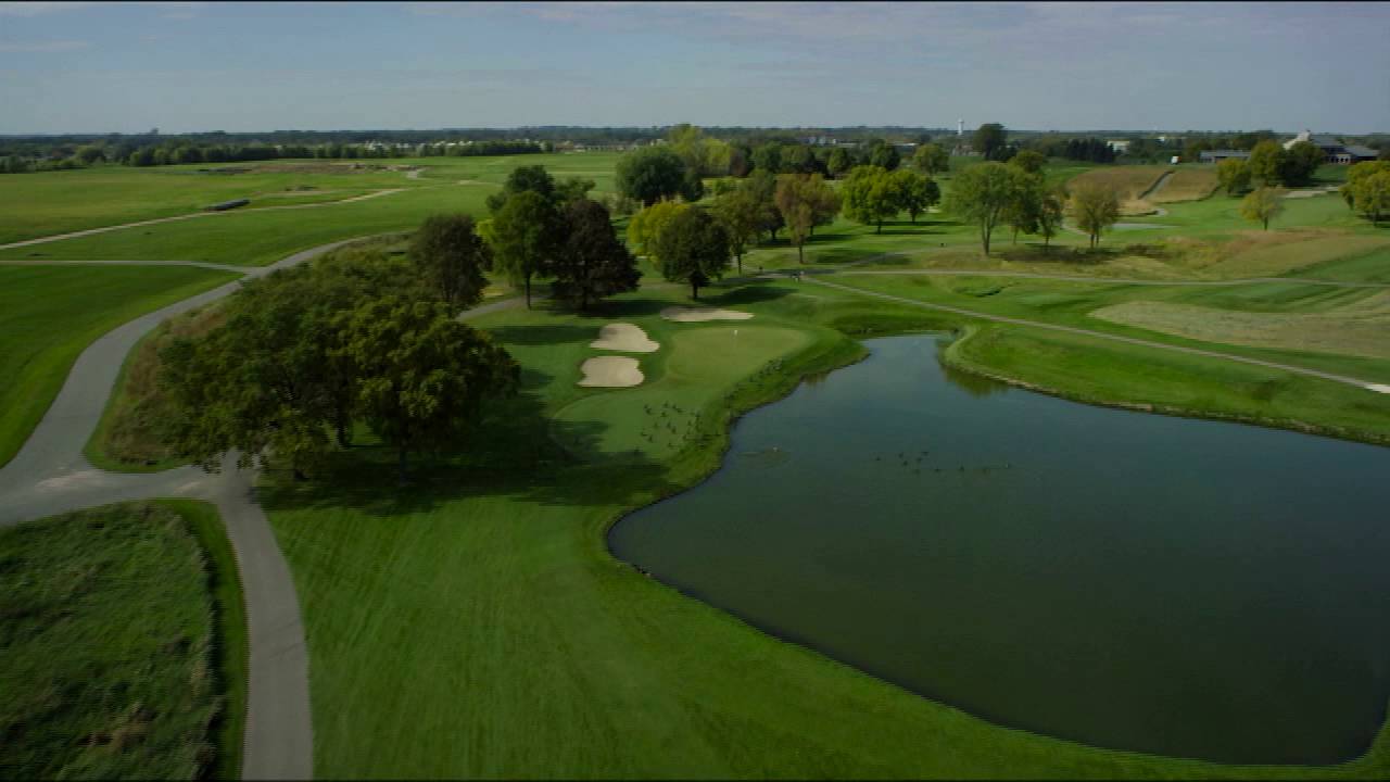 Hole 17 Flyover Hazeltine National Golf Club YouTube