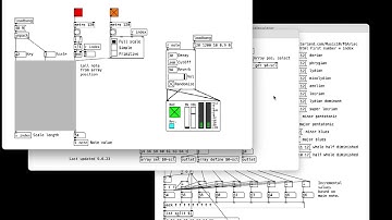 Melodic patterns with classical musical modes: Scaleculator abstraction showcase (Pure Data)