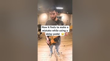 How it feels to make a mistake while using a delay pedal  😑 #metalcore #metal #guitar