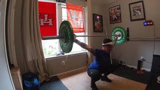 Power Snatch from Knee (NO Jump) + Overhead Pause Squat + Snatch from Knee