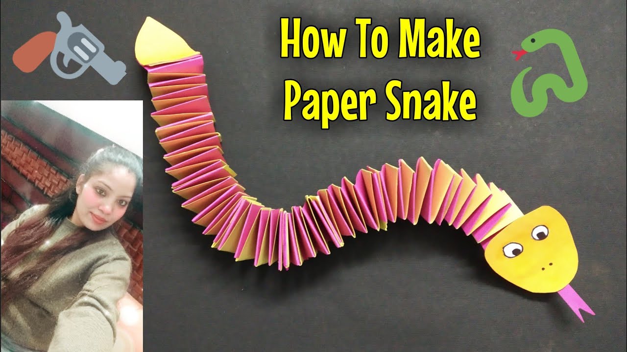 How To Make Paper Snake Activity For Kids DIY Paper Snake Moving how-to-make-paper-snake-activity-for-kids-diy-paper-snake-moving