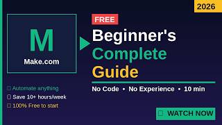 Make.com Tutorial for Beginners — Complete Guide 2026