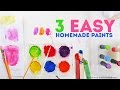 How to Make Paint: 3 Easy Homemade Paints | CREATIVE BASICS Episode 4