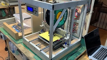 My converted Anet A8 printing new parts for upcoming project