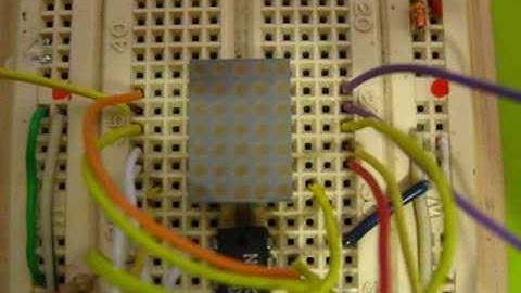 led matrix for PICAXE