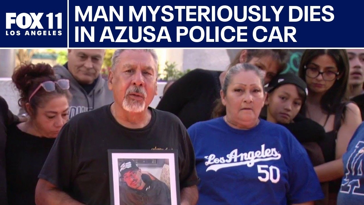 Man found dead in Azusa police car