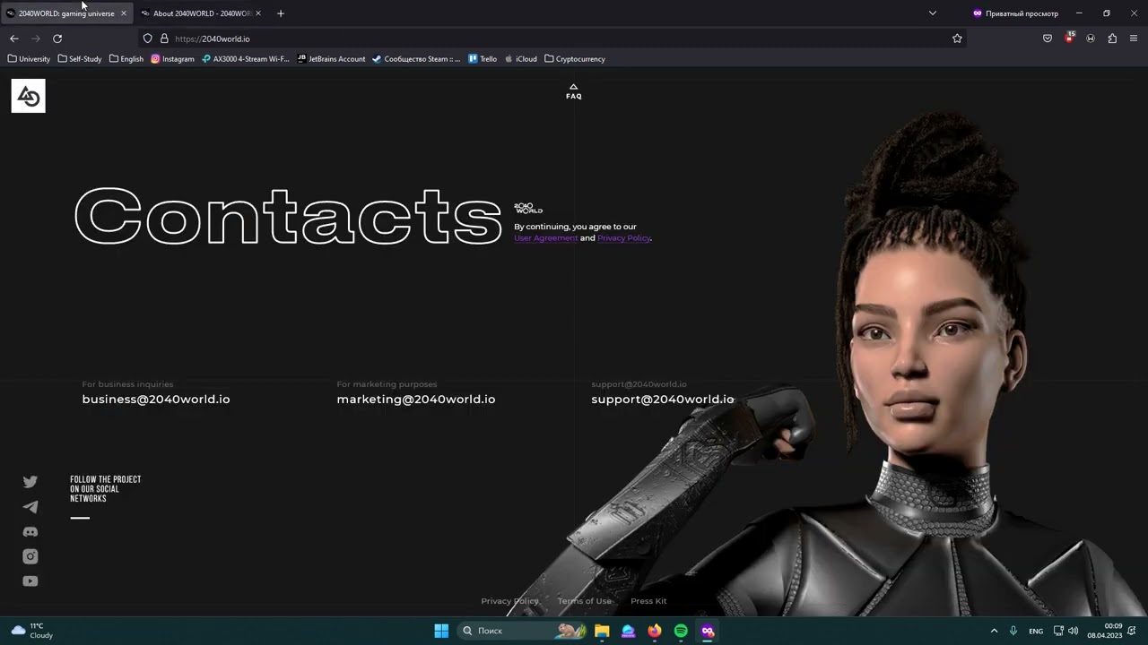 2040WORLD PROJECT INFO