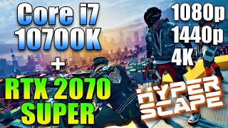 Hyper Scape (Open Beta) | Core i7 10700K OC + RTX 2070 SUPER | 1080p 1440p and 4K PC Gameplay Test