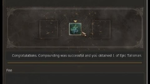 Lineage2 - CHRONOS - Making Epic Talisman