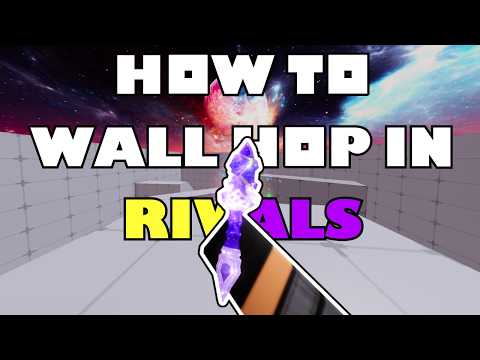 How To WALLHOP In ROBLOX Rivals...