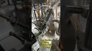 Four nozzles spout bag filling machine. #fillingmachine #spoutbag #standupbag #laundrydetergent