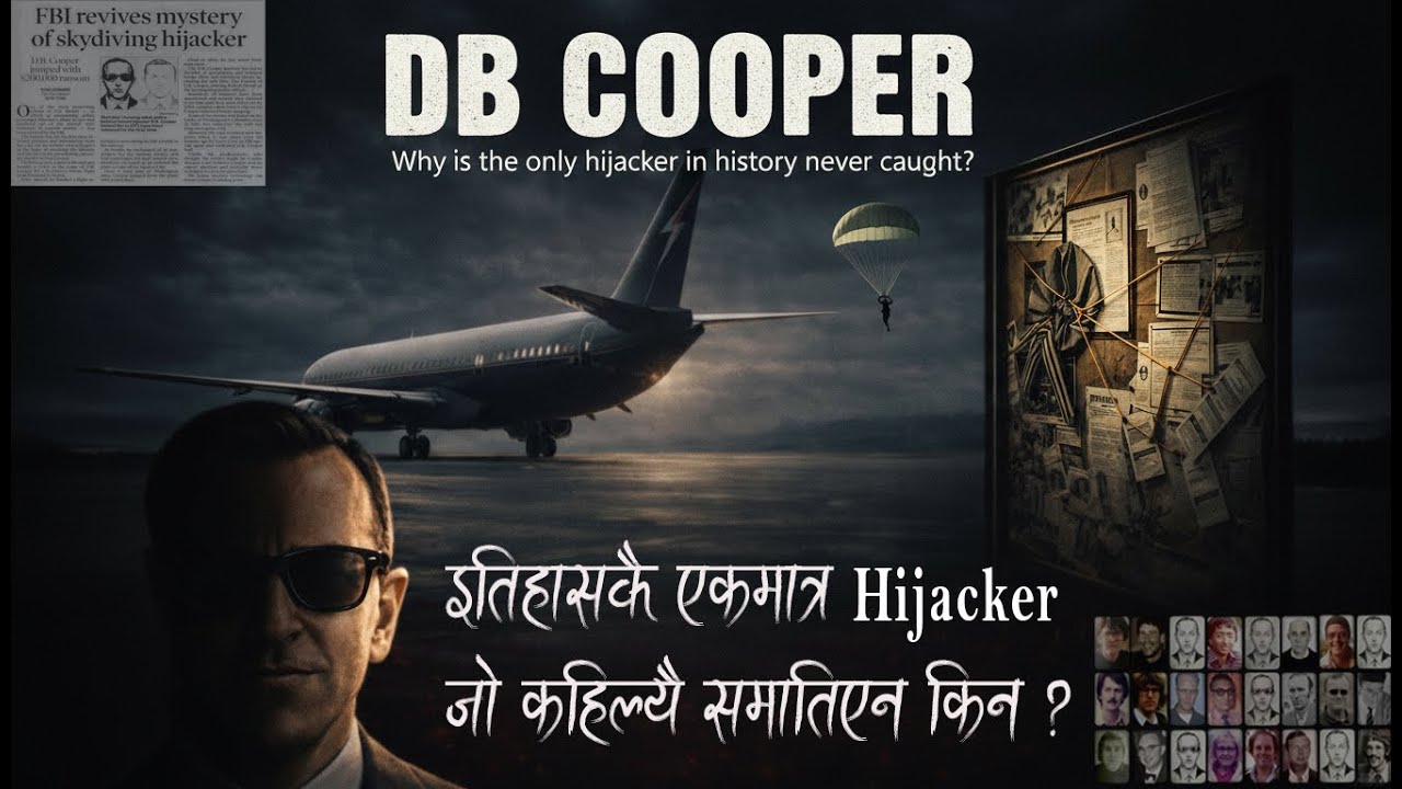 D.B. Cooper - इतिहासकै एकमात्र Hijacker किन कहिल्यै समातिएन? |
