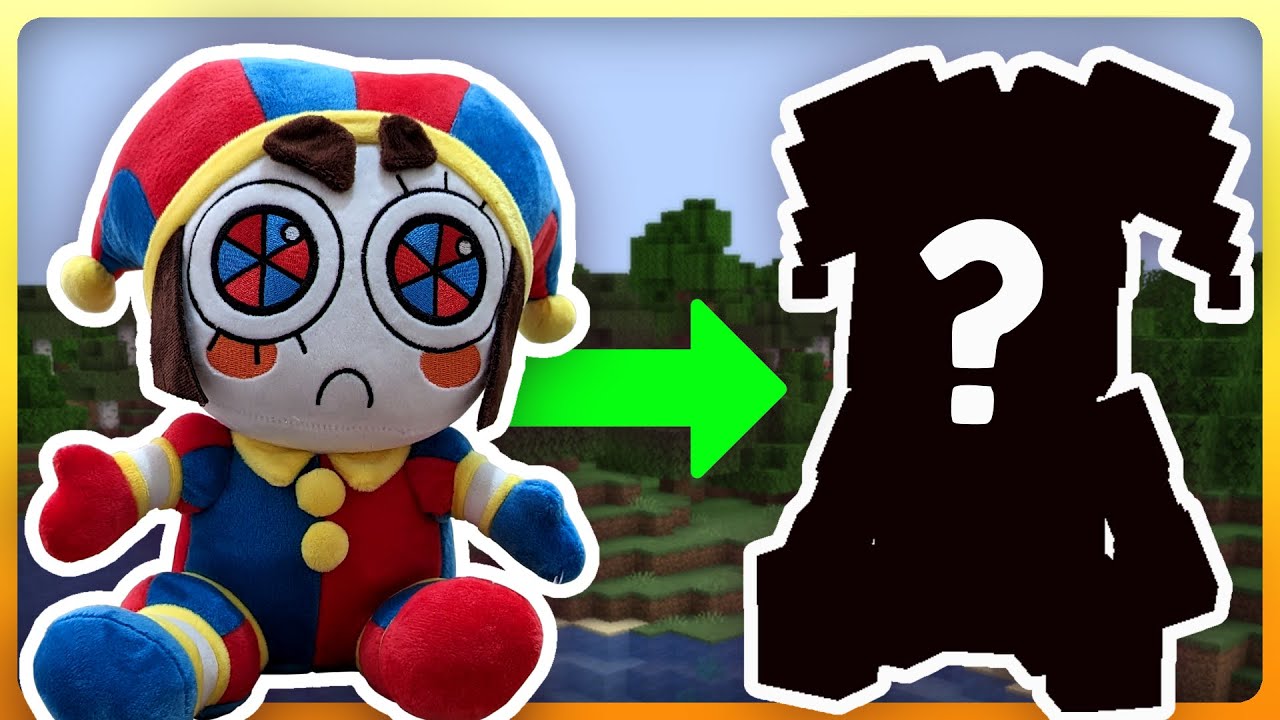 I Added The Pomni Plush into Minecraft ---- and the Jax Plush