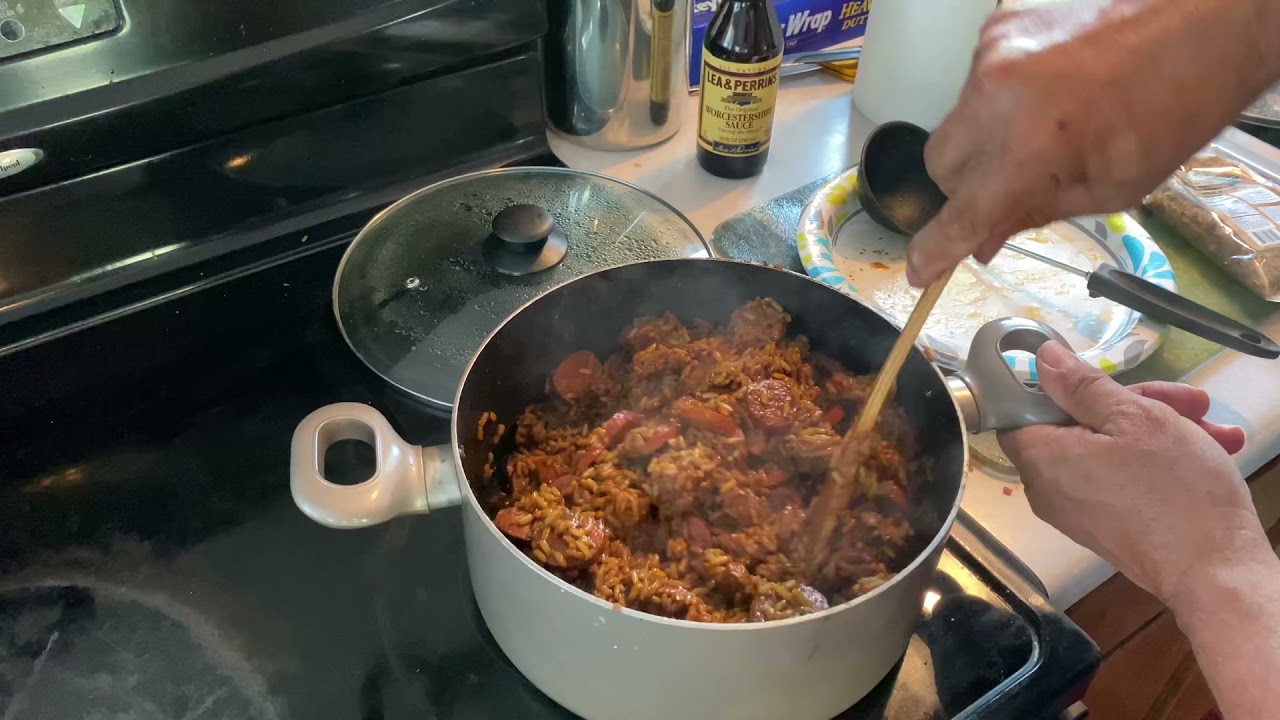 Jambalaya with Wild Turkey and Sausage.. YouTube