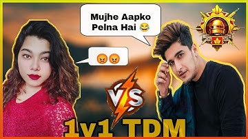 CONQUEROR BOY CHALLENGED ME FOR 1V1 TDM | HE CALLED ME NOOB 🥺 @ThorGaming77