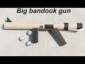 काग़ज और कार्डबोर्ड  से सबसे बड़ी  बन्दूक बनाना सीखें| big gun with big bullets.