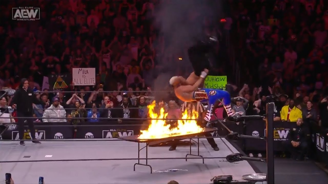 Cody puts Andrade through flaming table | AEW Dynamite 12/1/21 full ...