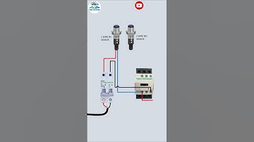 2 Wire Proximity Sensor Magnetic Contactor Connection || Trade Electrician || Shorts