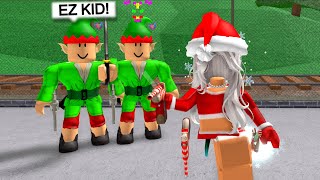 I Found ELF TEAMERS, SO I DESTROY Them as SANTA..(Murder Mystery 2) screenshot 3