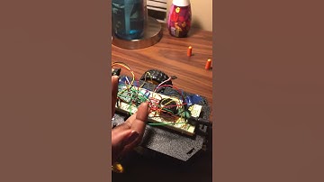 Bluetooth Control Robot with IR Distance Sensor Demo