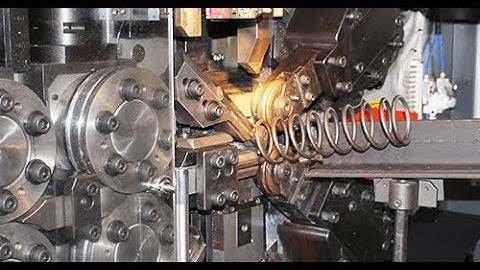 most satisfying machine tools and equipments | Part - 1 | Spring making machine | cnc machine