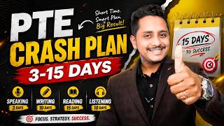 3–15 Days PTE Study Plan | Full Strategy to Score 79+🔥