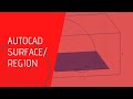 #16 Autocad Surface / Region / Plane