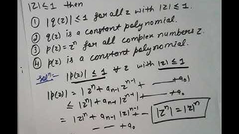 CSIR NET mathematics Dec 2017 question of complex analysis