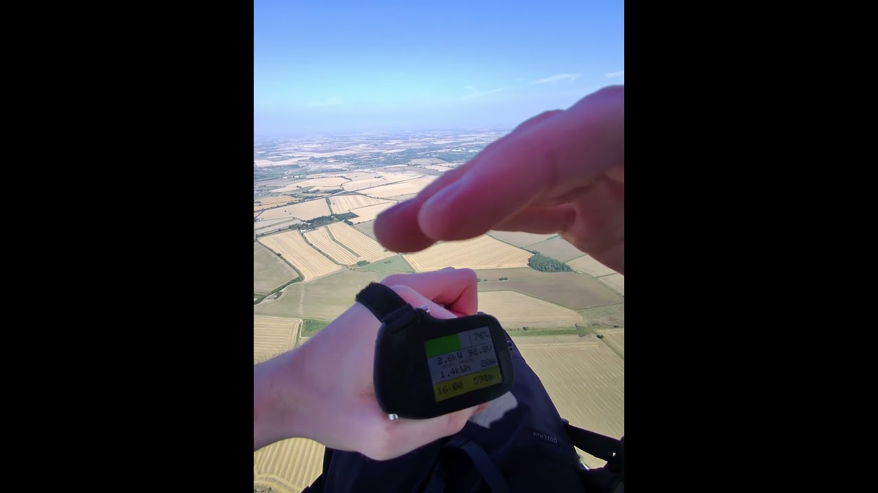 SP140 Paramotor Climbing while cruising at 2.8kW