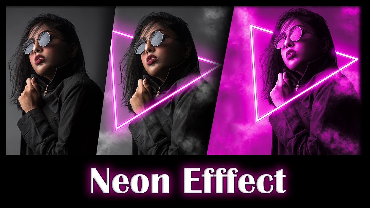 Neon light Effects |Photoshop Tutorial | Design ARQ - YouTube