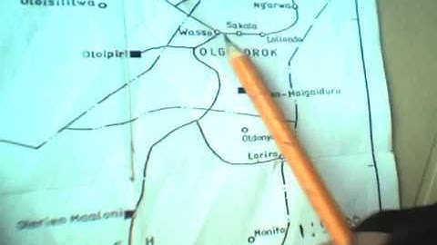 Distance calculation on the map using paper