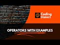 Java Operators with Example