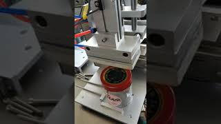 Semi-auto double-side flat labeling machine, polygon bottle labeling machine