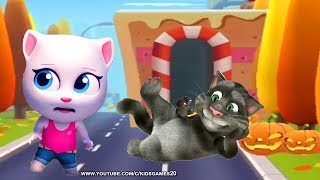 Talking Tom D Run Vs My Talking Tom - Gameplay Great Makeover For Children Hd