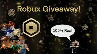 Robux Giveaway!!! 🤑🤑🤑