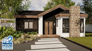 Compact Modern Home | House Flipper 2 - Custom Build From Scratch in Sandbox Mode - Full Tour