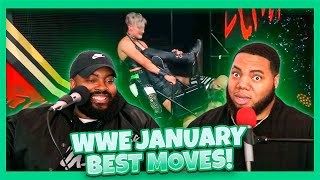 WWE Best Moves of 2021 - JANUARY (Reaction)