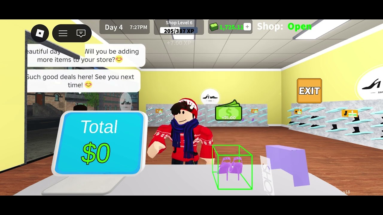 My Shoe Store is HUGE Now! 👟💰 (Part 4) | #roblox #shoes #shoestore # ...