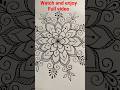 Navratri rangoli by pencil easy and beautiful#design #shorts